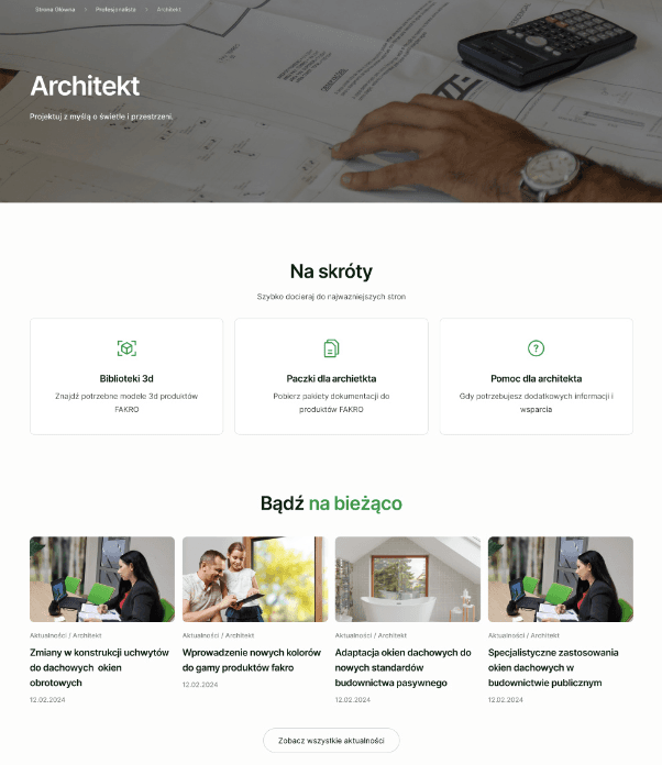 Specialist portal with dedicated advisor contacts